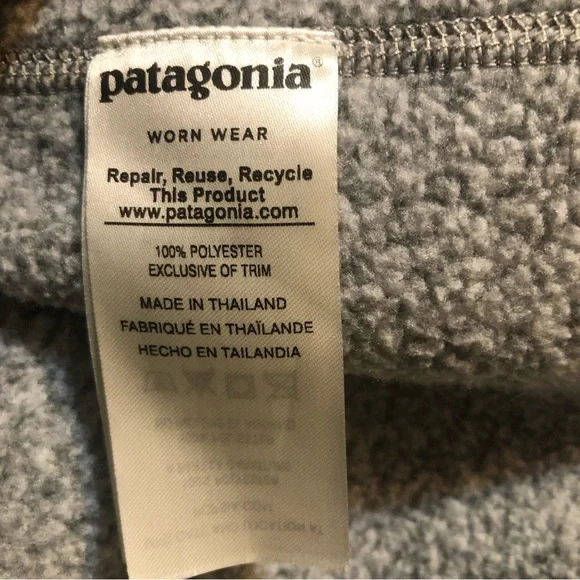 Patagonia 1/4 Zipper Better Sweater Pullover, Medium - Picture 7 of 9